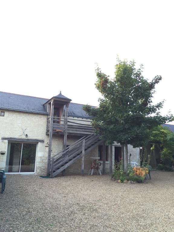 Hotel Les Caves Ambillou-Château Exterior foto